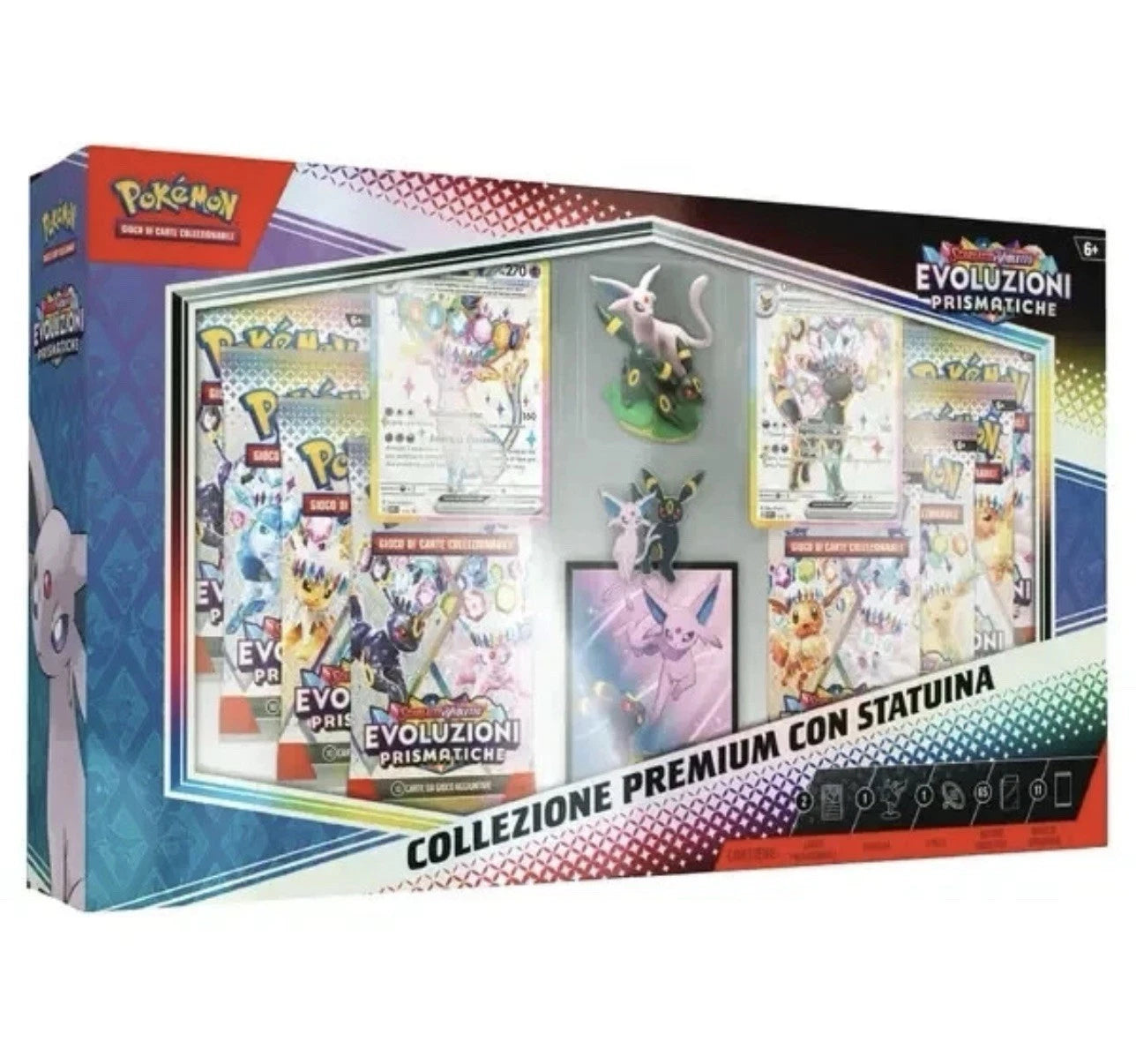 Evoluzioni Prismatiche Collezione Premium con Statuina (ITA)